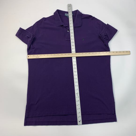 Vintage Polo Ralph Lauren Shirt Mens XL Extra Large Grape Purple Cotton Golf - Picture 5 of 8